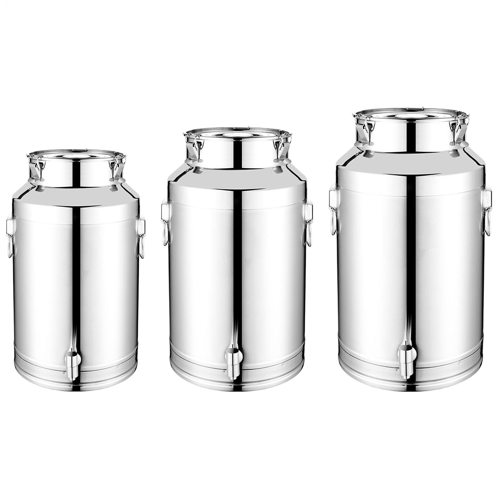 Kitchen Baking Mixer - 5L/9L/14L Küchen-Vorratsbehälter mit Zapfhahn, Edelstahl-Fettbehälter mit