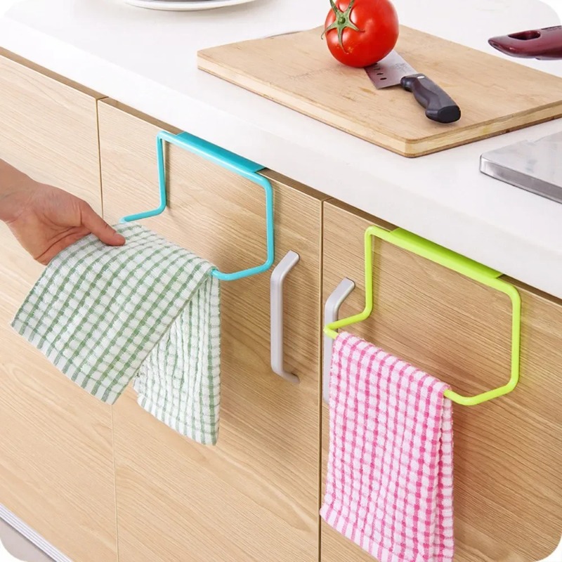 Kitchen Uncle - 1PC Kunststoff Hängen Halter Handtuch Rack