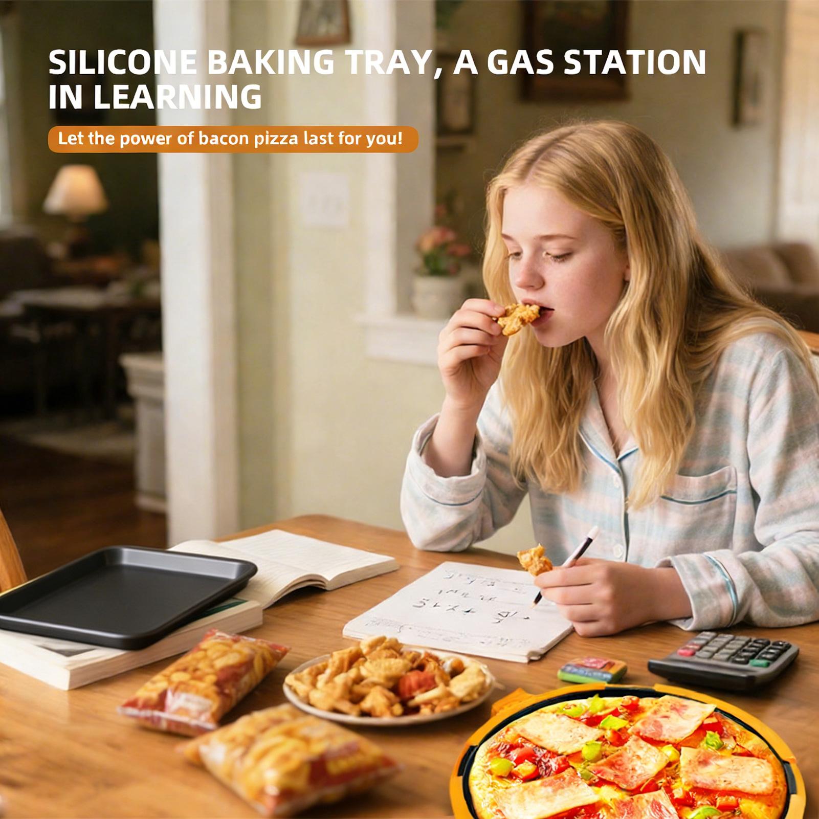 Kitchen Baking Pans - Mikrowellen-Grillpfanne Schnellheizende Pizzaplatte Mikrowellen-Käsegrill für Ofen
