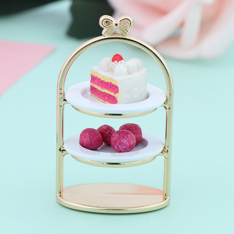 Kitchen Baking Pans - 1/12 Puppenhaus Miniatur Dessert Pan Kuchenständer
