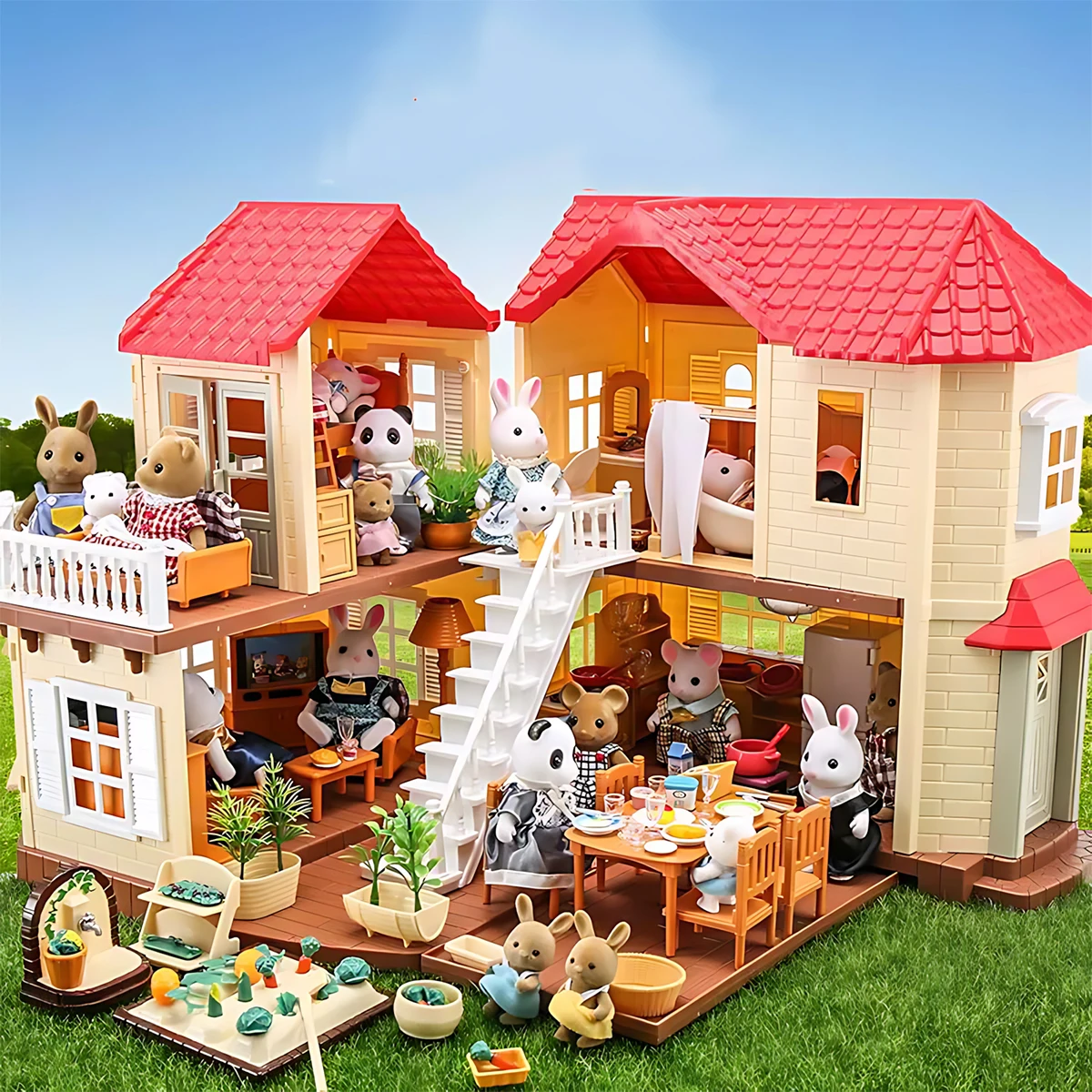 Kitchen Uncle - Miniatur-Möbel 1:12 Puppenhaus Küche Wohnzimmer Schlafzimmer
