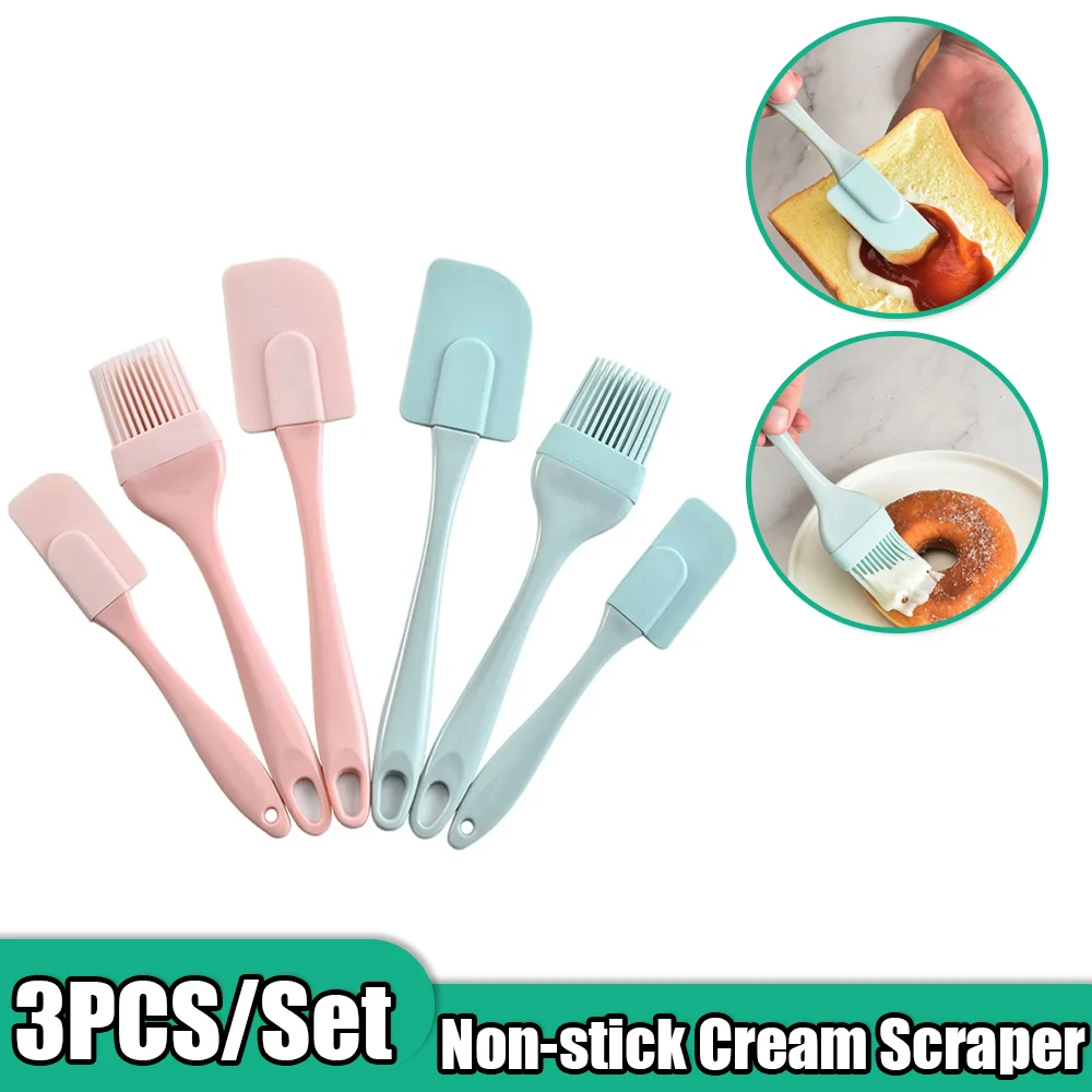 3Pcs Nicht-Stick Silikon Creme – Kitchen Baking Mixer Bewertung und Preis