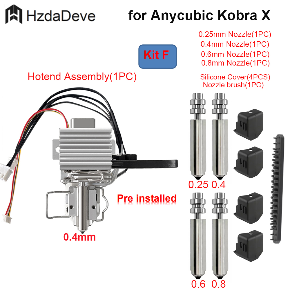 Für Anycubic Kobra X Hotend-He – Pastry Brush Silicone Bewertung und Preis
