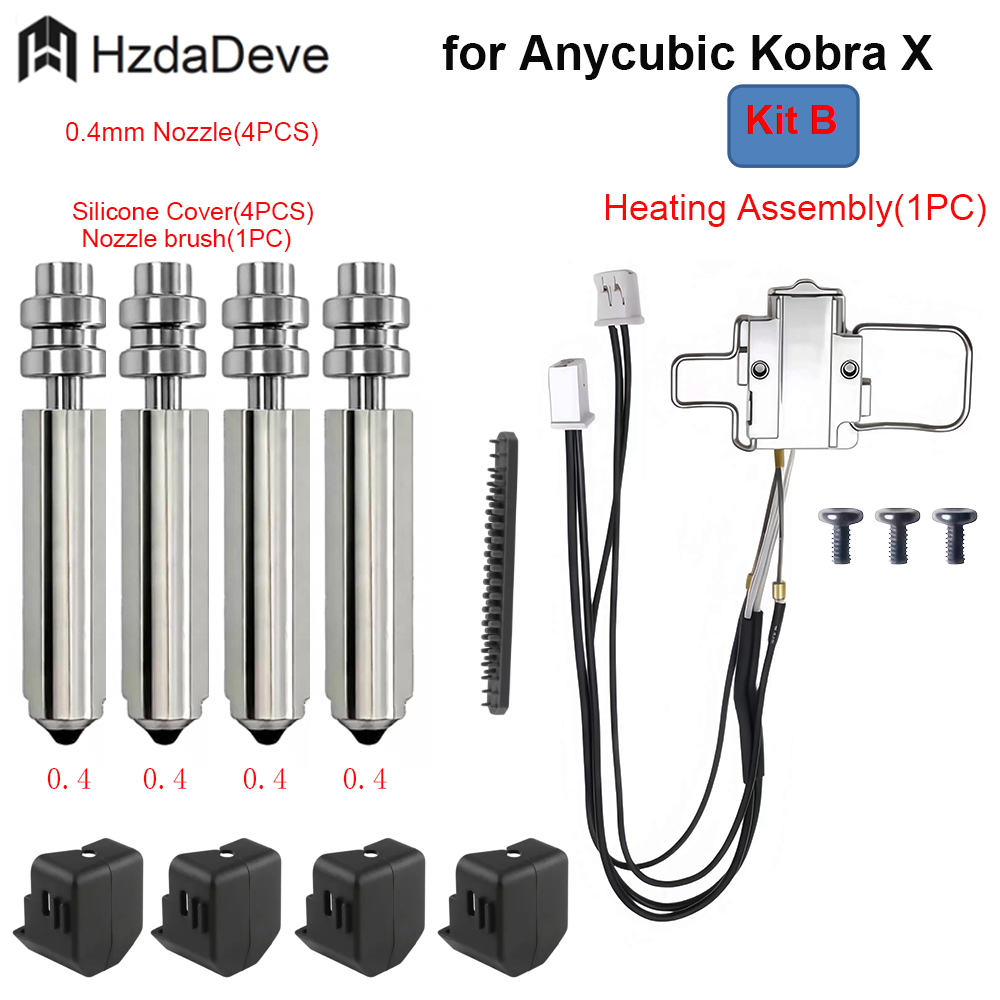 Für Anycubic Kobra X Hotend-He – Pastry Brush Silicone Bewertung und Preis