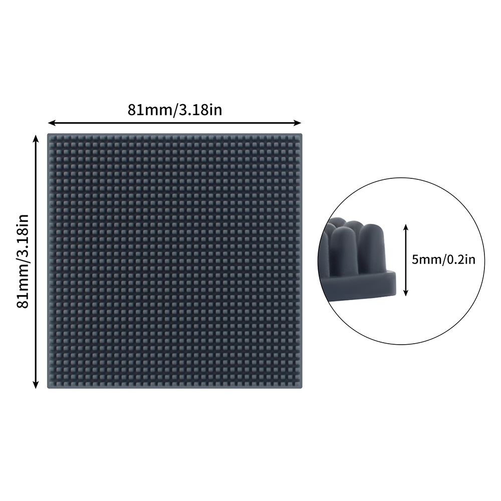 NEUESTE DIY 81*81*5mm Silikon- – Pastry Brush Silicone Bewertung und Preis