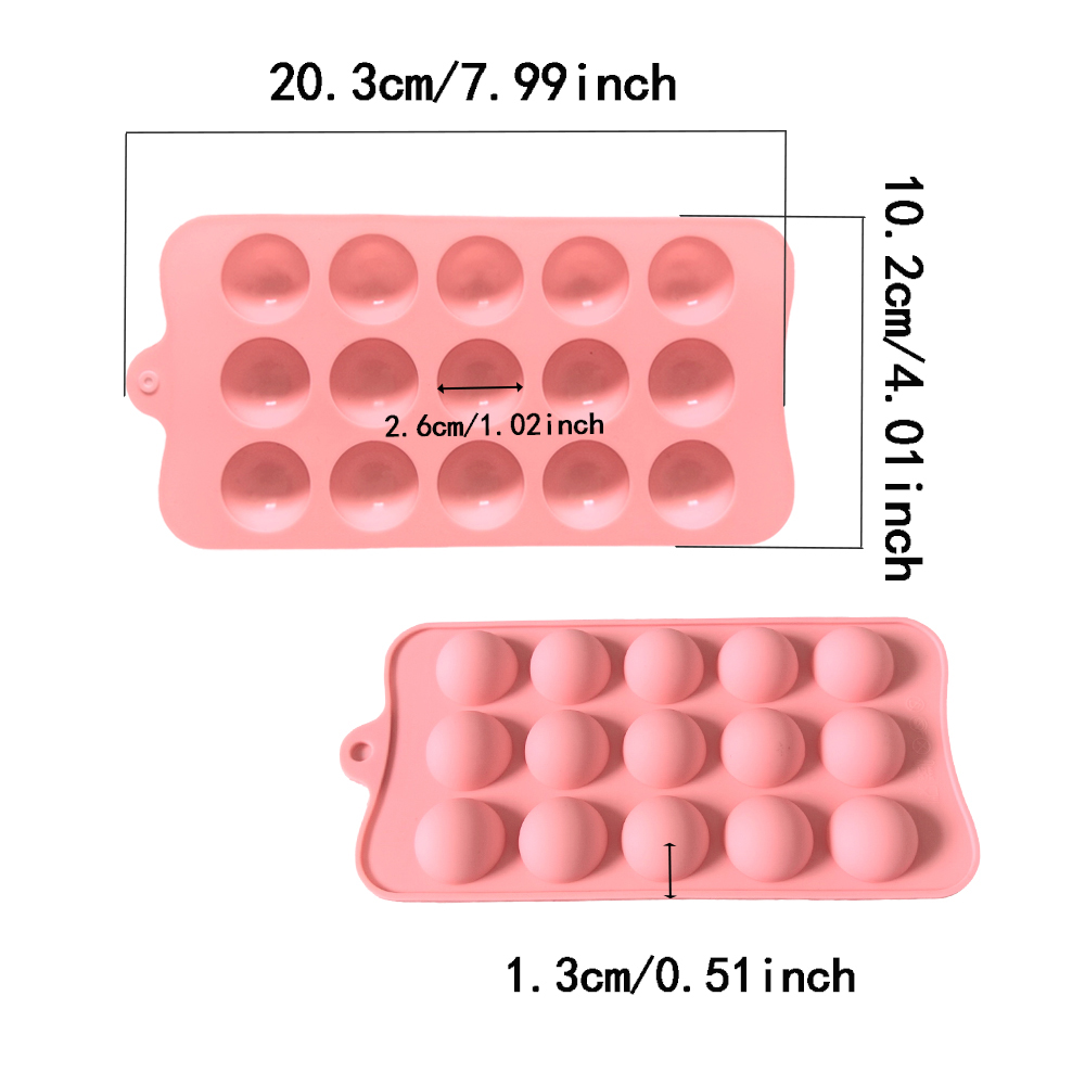 Halbkreisförmige Schokoladen-S – Kitchen Baking Molds Bewertung und Preis