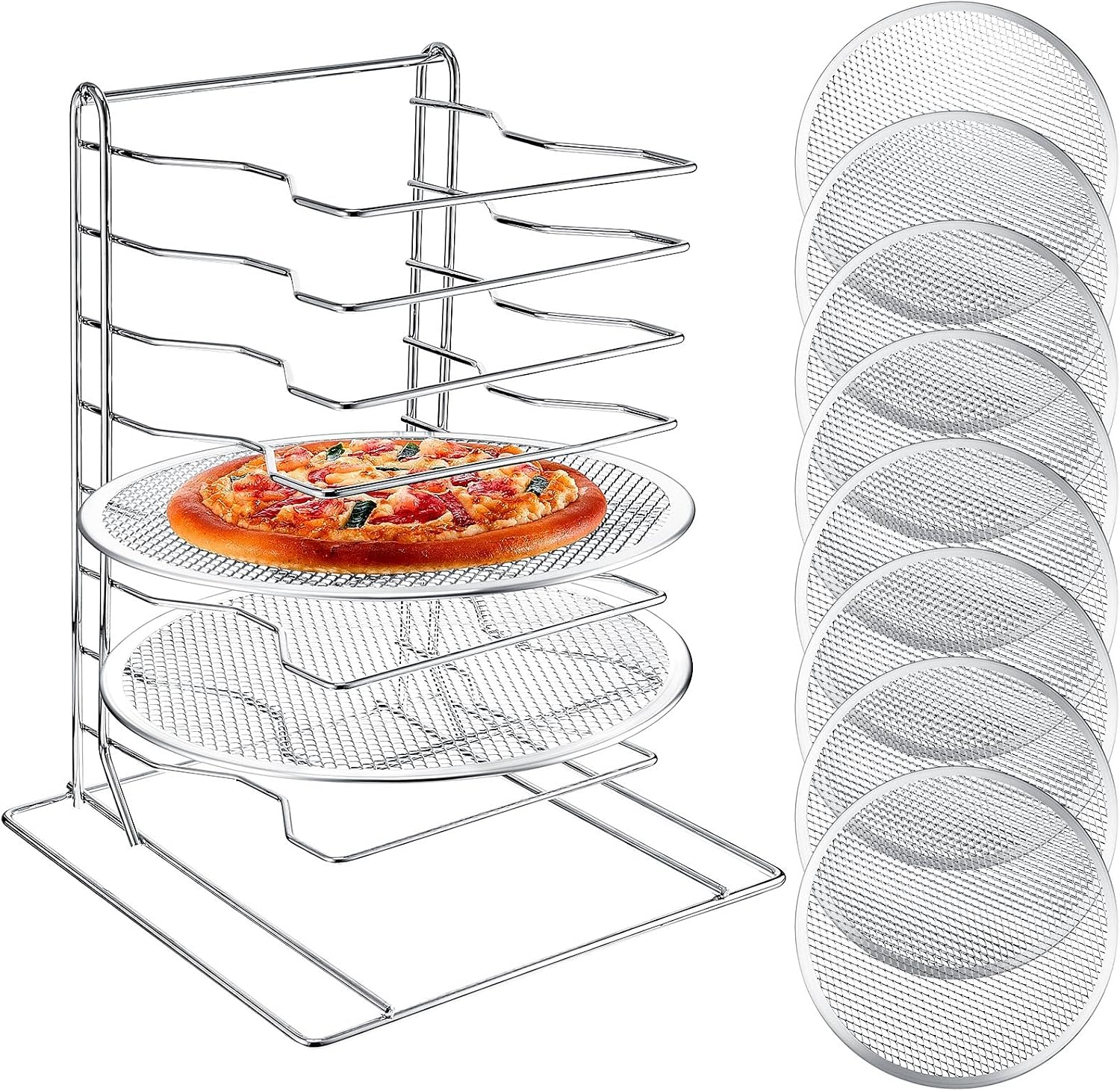 Pizza-Regal mit 8 Etagen und 8 – Baking Kitchen Set Bewertung und Preis