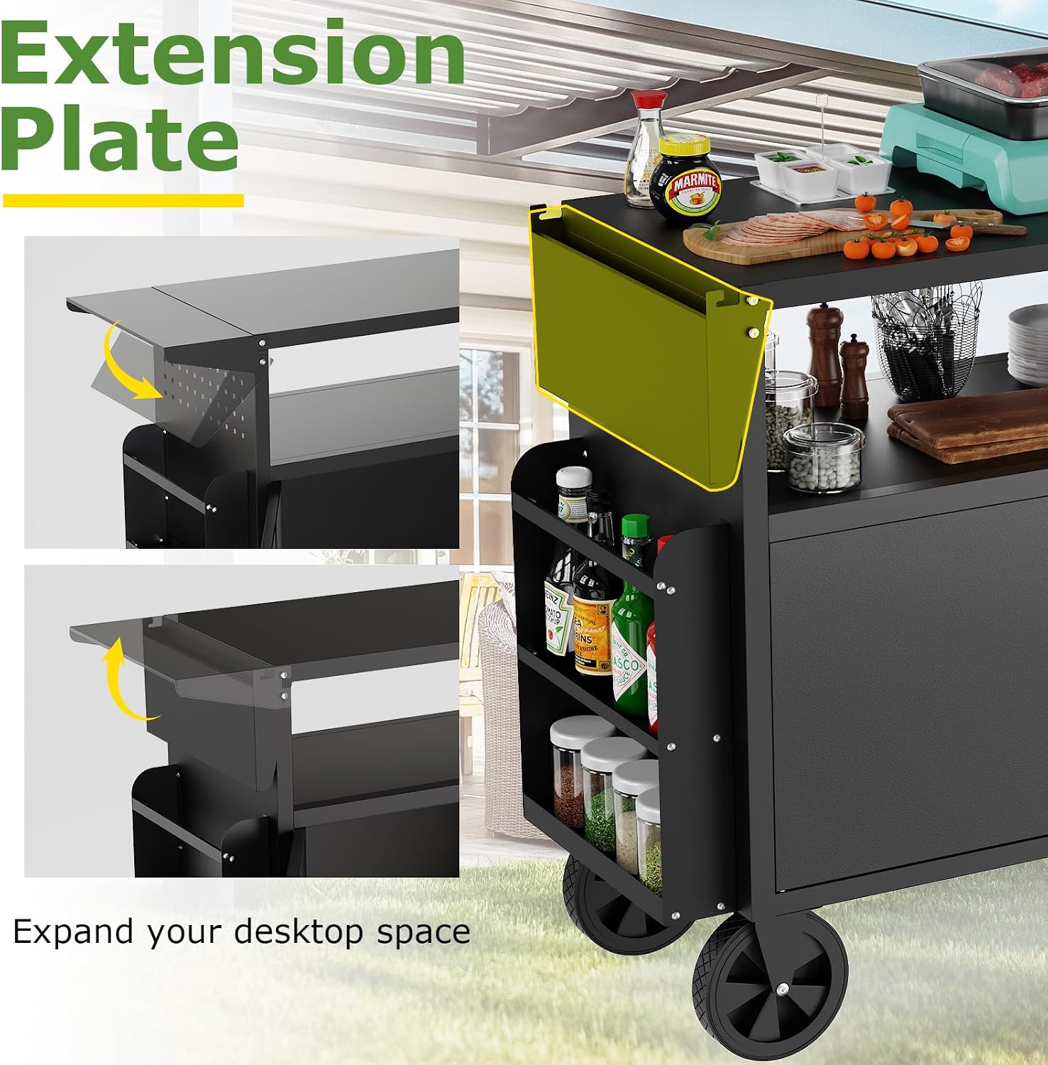 Outdoor-Grillwagen mit Staurau – Kitchen Uncle Bewertung und Preis