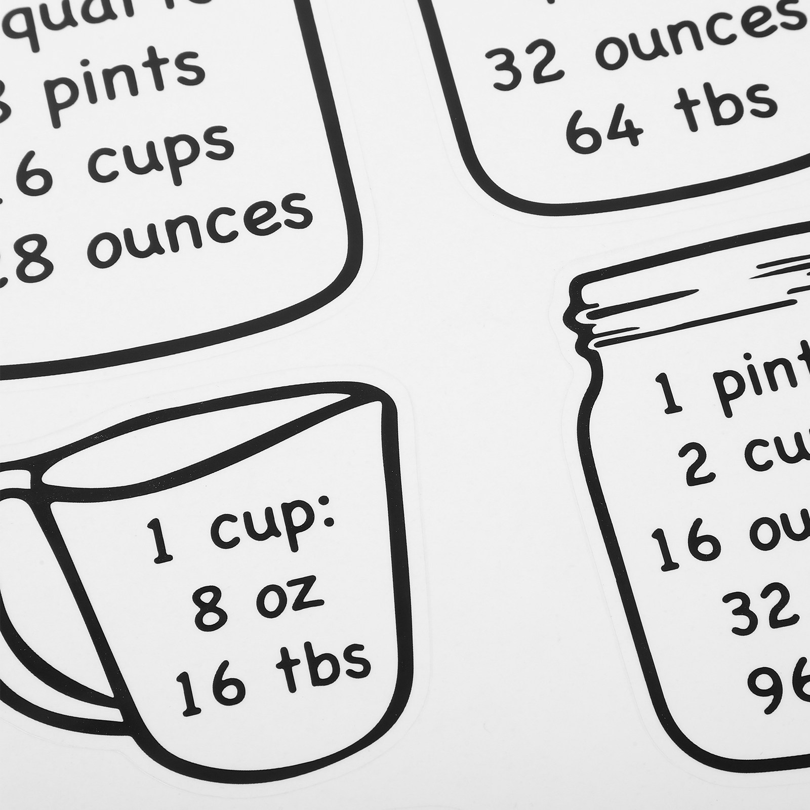 2-teilige Küchen-Umrechnungsta – Kitchen Baking Conversion Chart Bewertung und Preis