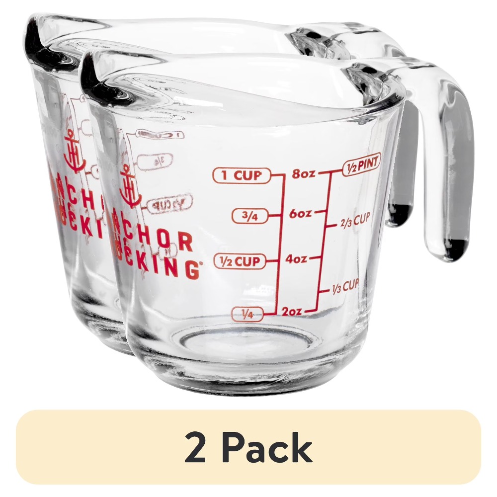 2er-Set Glas-Messbecher mit Gr – Baking (Kitchen Ingredient) Bewertung und Preis