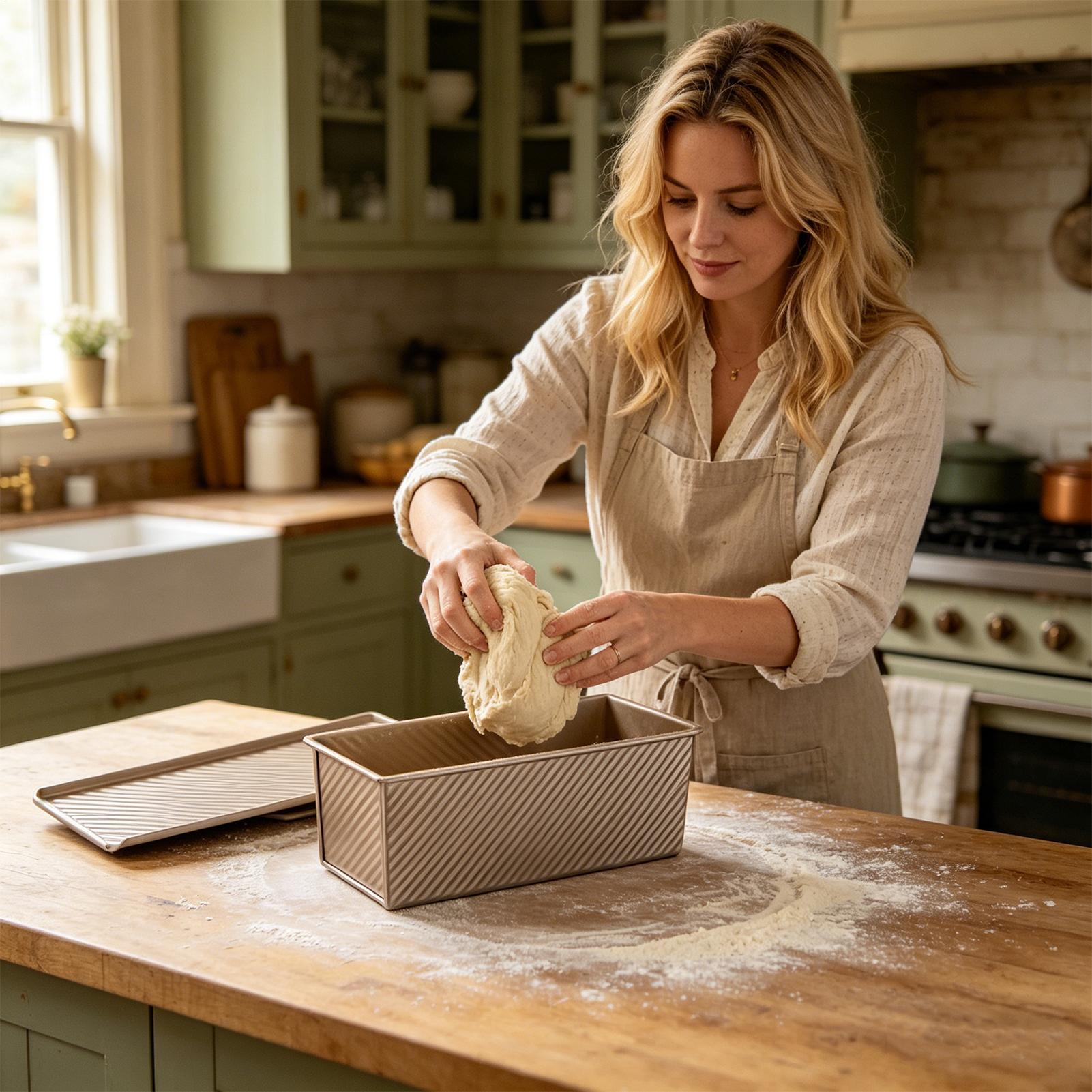 Brotbackform aus gewelltem Koh – Kitchen Baking Pans Bewertung und Preis