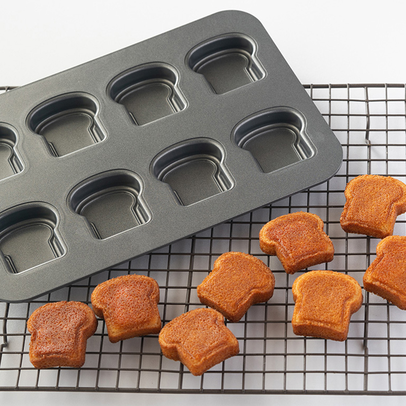 8-Hohlraum-Toastbrot-Muster, K – Kitchen Baking Pans Bewertung und Preis