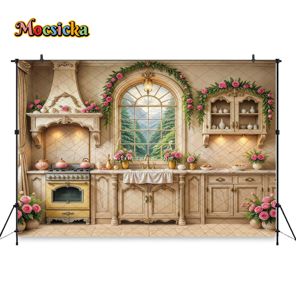 Mocsicka Fotohintergrund, Retr – Kitchen Baking Photoshoot Bewertung und Preis