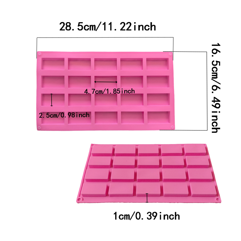 1 Stück rechteckige Silikonfor – Kitchen Baking Molds Bewertung und Preis