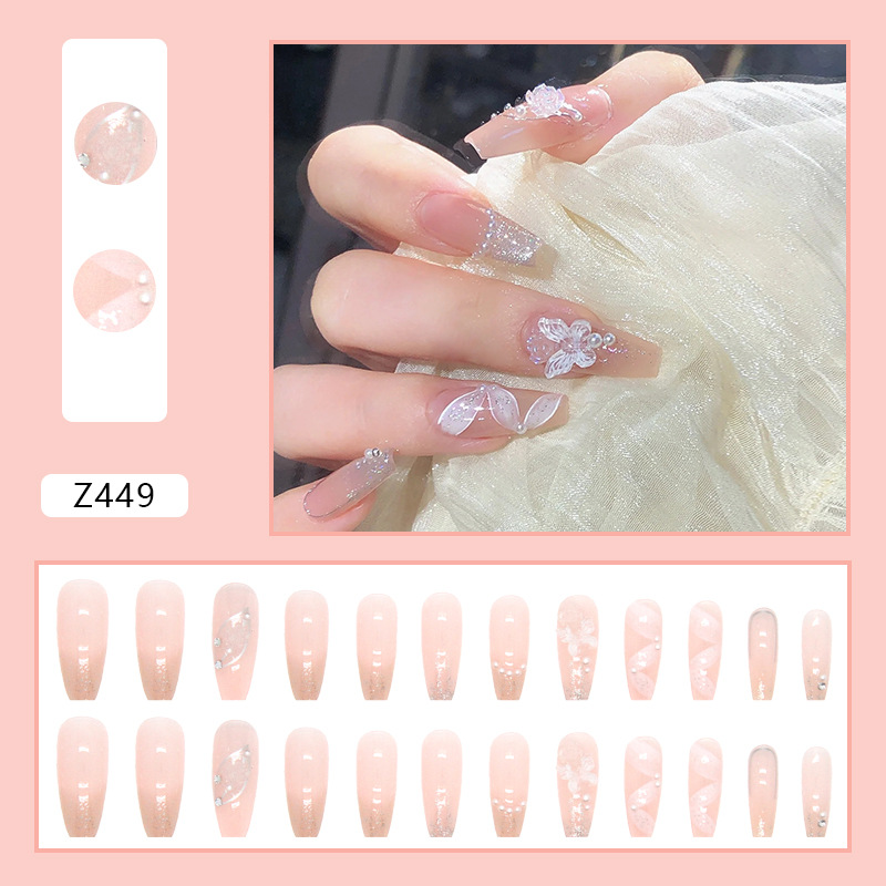 24 Stück Nude Press-on-Nägel m – Decorating Tip Set Bewertung und Preis