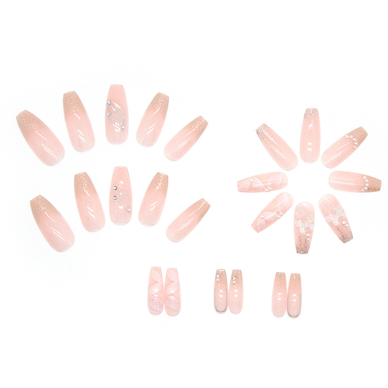 24 Stück Nude Press-on-Nägel m – Decorating Tip Set Bewertung und Preis