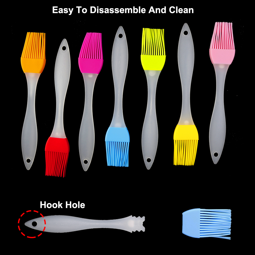 1 Stücke 7 Farbe Lebensmittel  – Pastry Brush Silicone Bewertung und Preis