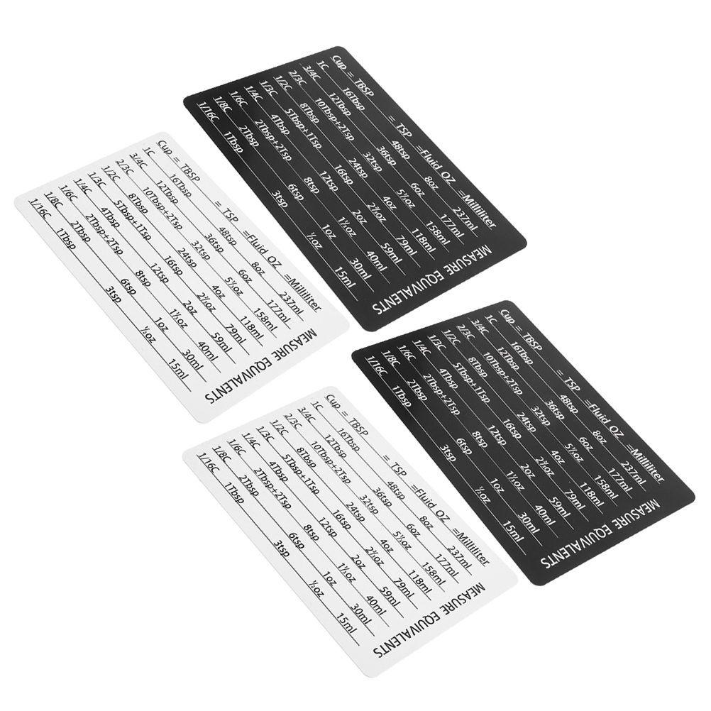 4 stücke Messbecher Löffel Zub – Kitchen Baking Conversion Chart Bewertung und Preis
