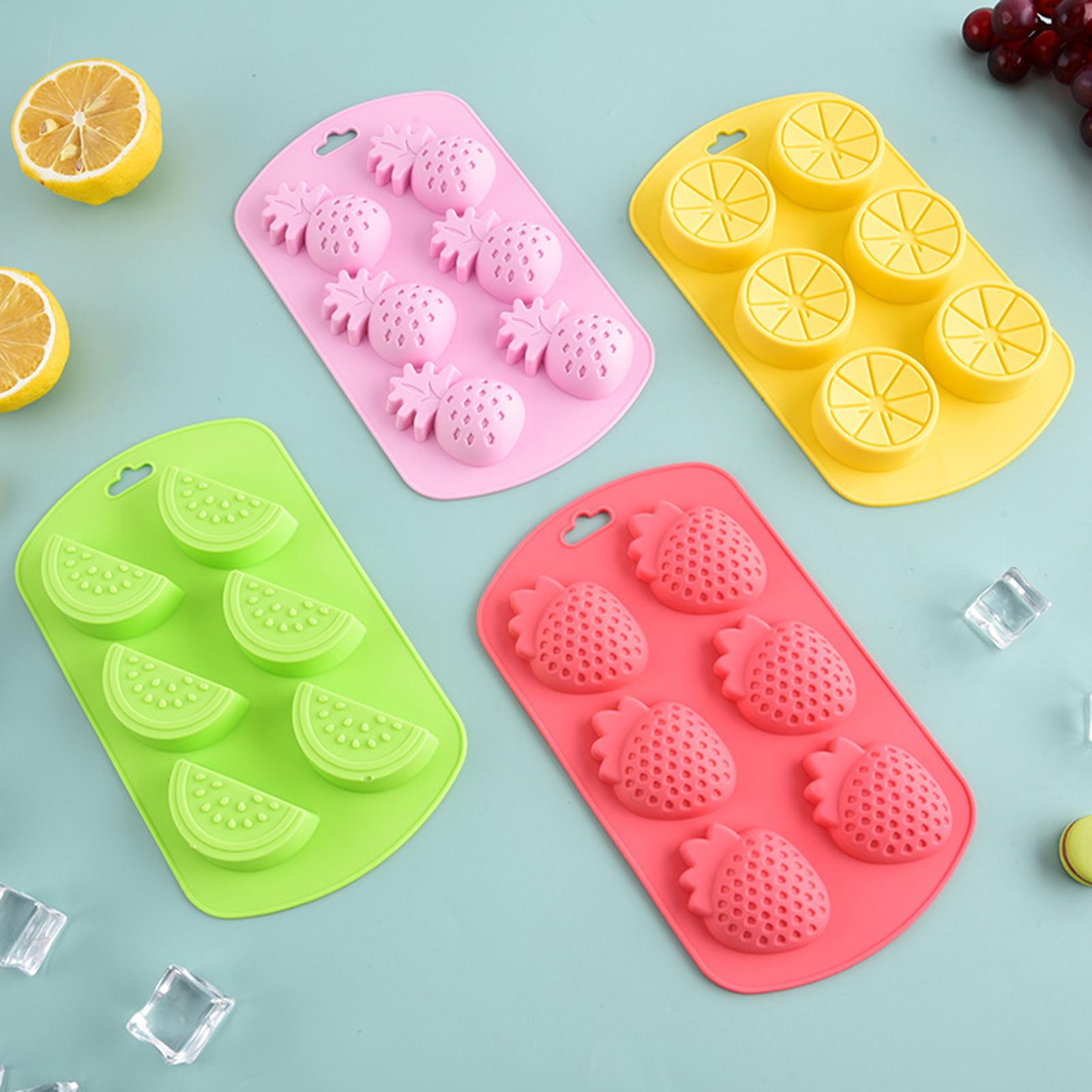 6-fach Fruchtform Silikon-Süßi – Kitchen Baking Molds Bewertung und Preis