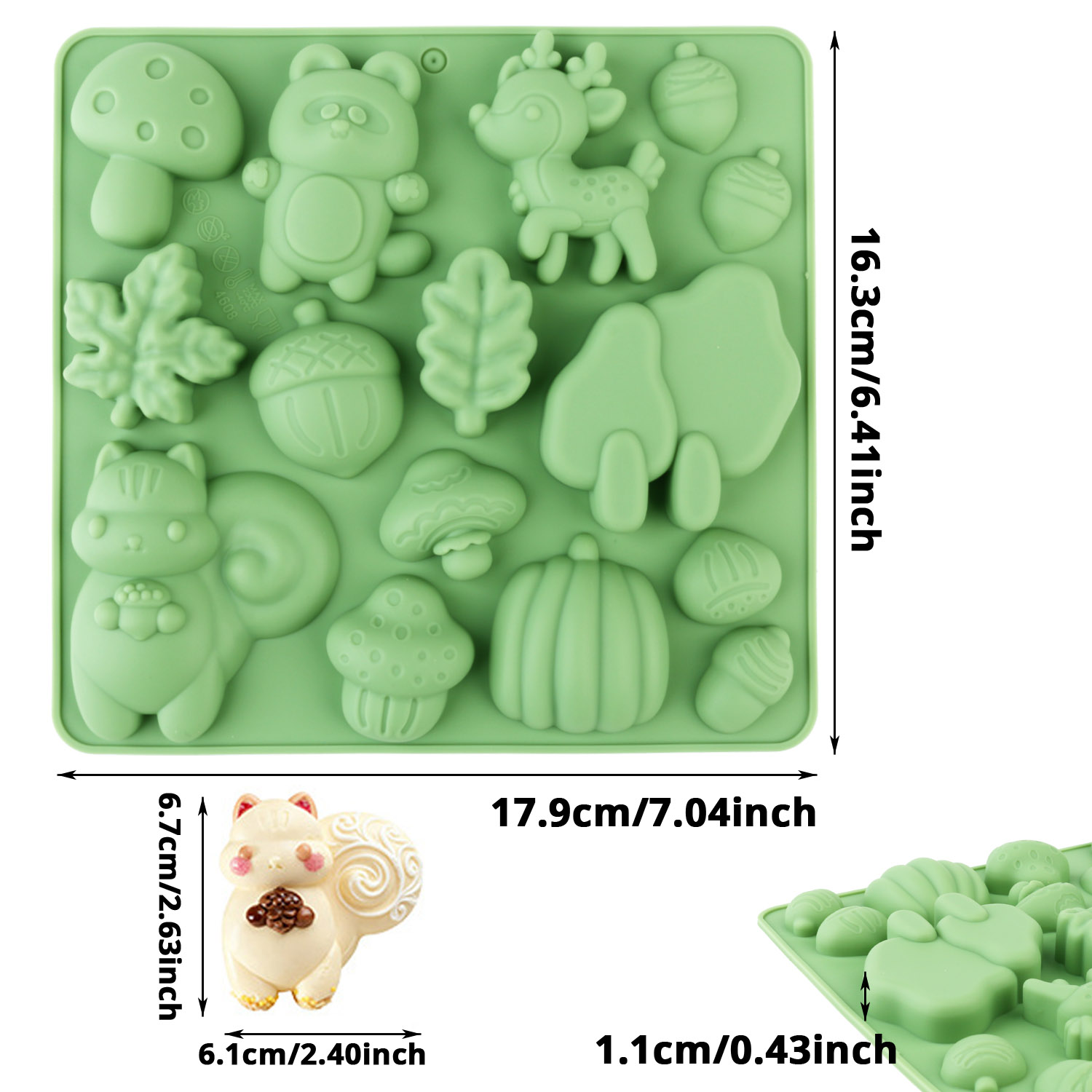 1 Silikon-Kuchenform in Tierfo – Kitchen Baking Molds Bewertung und Preis