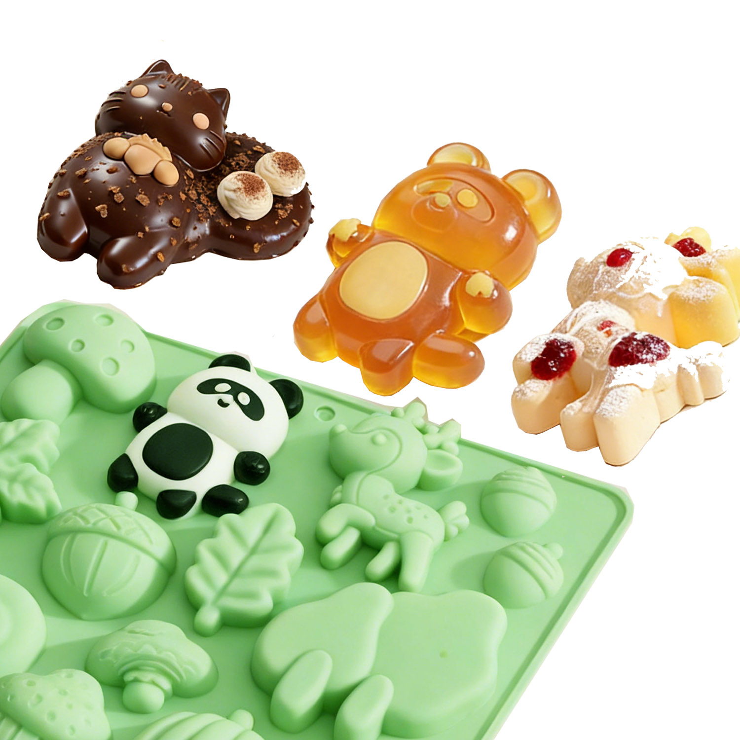 1 Silikon-Kuchenform in Tierfo – Kitchen Baking Molds Bewertung und Preis