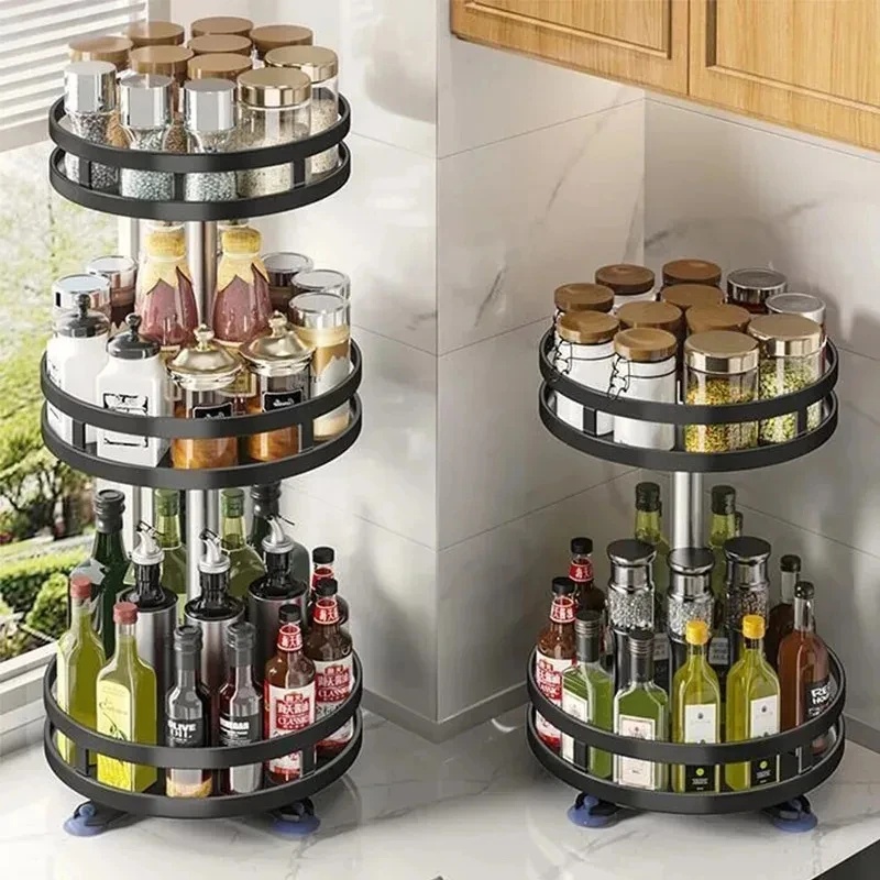 360 ° Drehbarer Gewürzaufbewah – Kitchen Uncle Bewertung und Preis