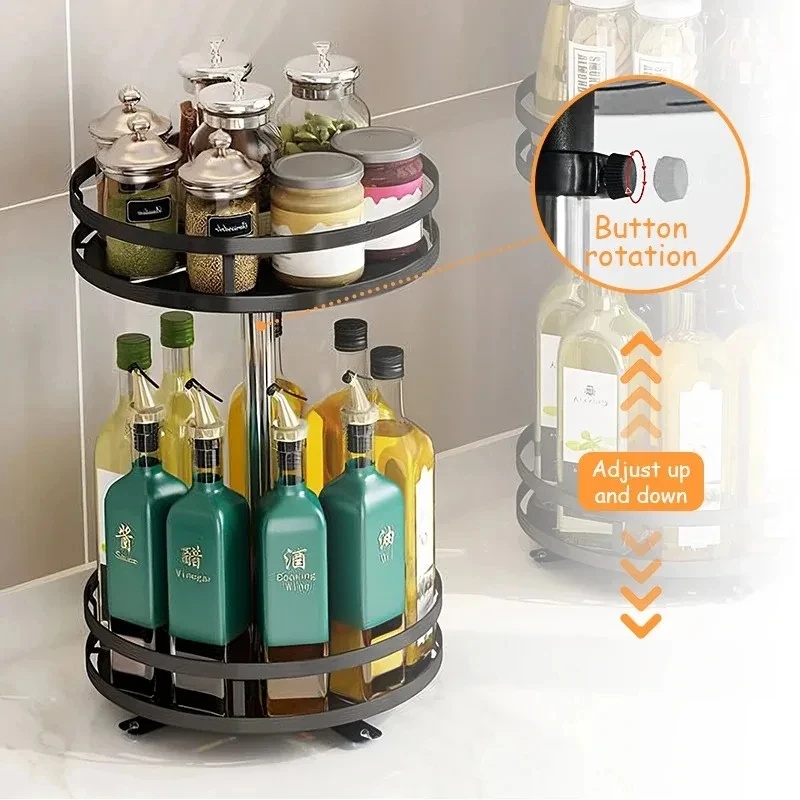 360 ° Drehbarer Gewürzaufbewah – Kitchen Uncle Bewertung und Preis