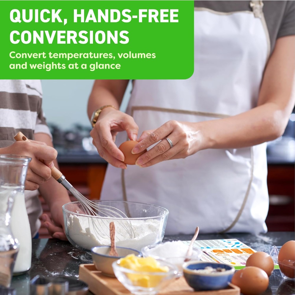Küchen-Messumrechnungstabelle, – Kitchen Baking Conversion Chart Bewertung und Preis